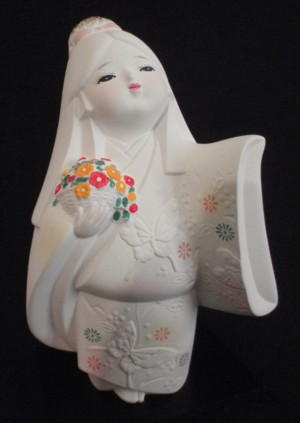 Jeune fille au bouquet