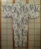 Yukata Grues (blanc, haut. 142cm)