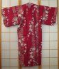 Kimono Cerisiers en fleurs (rouge, haut. 142cm)
