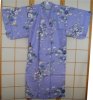 Kimono Fleurs (parme, haut. 142cm)