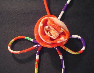 Rose au coeur